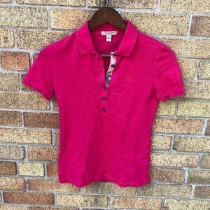 Vintage Burberry Button Up Shirt XS Pink